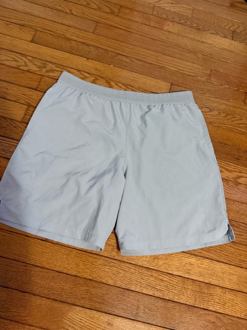 Fabletics Men's Light Grey Performance Shorts